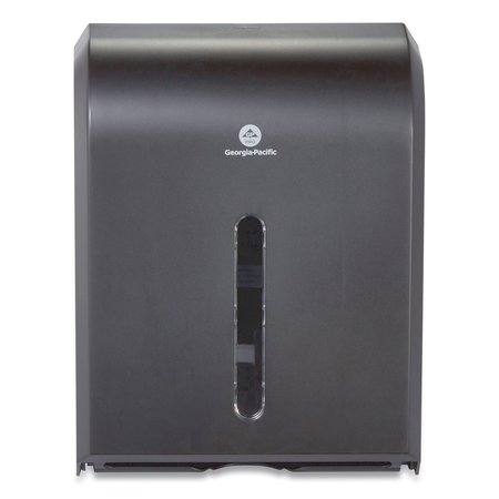 GEORGIA-PACIFIC Dispenser for Combi-fold C-Fold/Multifold/BigFold Towels, 12.3 x 6 x 15.5, Black 56650A